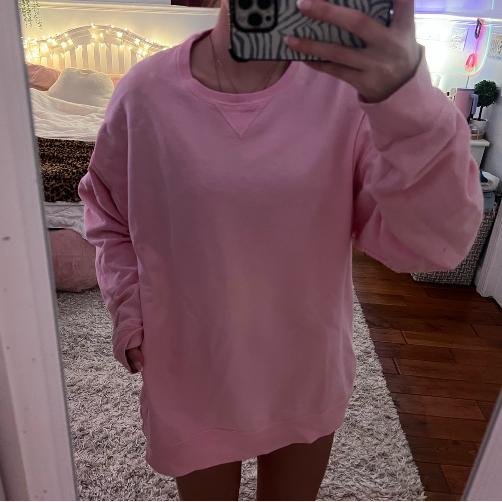 COPY - sunkissed coconut pink crew neck